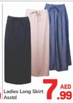 Ladies Long Skirt Assorted