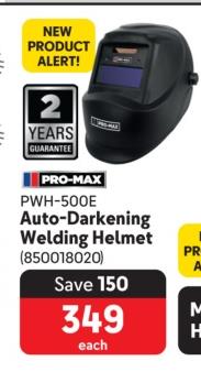 Pro Max Auto-Darkening Welding Helmet