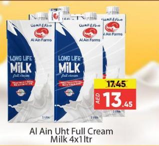 Al Ain UHT Full Cream Milk 4x1L