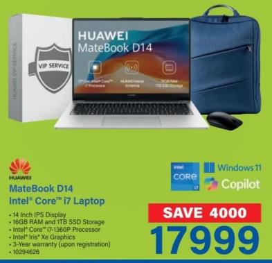 Huawei MateBook D14, Intel Core i7 Laptop