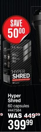 Primal Hyper Shred 60 Capsules 