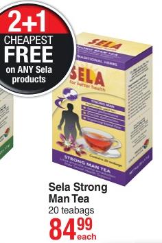 Sela Strong Man Tea 20 Tablets