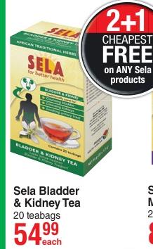 Sela Bladder & Kidney Tea 20 Teabags