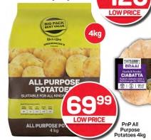 Pnp All Purpose Potatoes 4kg