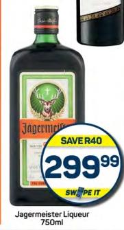 Jagermeister Liqueur 750ml