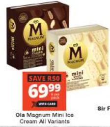 Ola Magnum Mini Ice Cream All Variants 