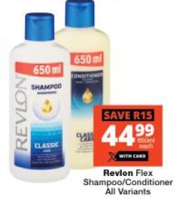 Revlon Flex Shampoo/Conditioner All Variants 650 ml 