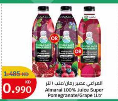 Almarai 100% Juice Super Pomegranate/Grape 1Ltr