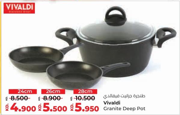 Vivaldi Granite Deep Pot 28Cm