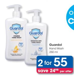 Guardol Hand Wash 250ml