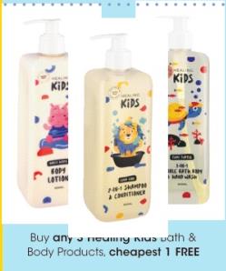 Buy Any 3 Healing Kids Bath & Body Products Cheapest 1 Free