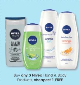 Buy Any 3 Nivea Men Silver Protect Gel, 250ml Cheapest 1 Free