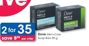 Dove Men+Care Soap Bars 90g