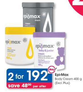 Epi-Max Body Cream 400g