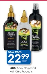 ORS Black Castor Oil Hair Care  Products  