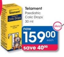 Telament Paediatric Colic Drops 30ml