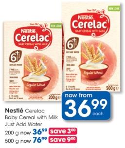 Nestlé Cerelac Baby Cereal with Milk Just Add Water 500g