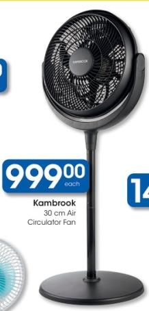 Kambrook 30 cm Air Circulator Fan