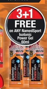 3+1 Free On Any NamedSport Isotonic Power Gel