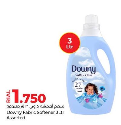 Downy Fabric Softener Valley Dew, 3 Litre