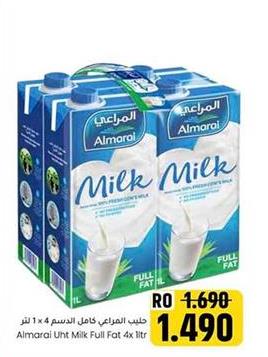 Almarai UHT Milk Full Fat 4x1 liter