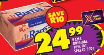 Rama Original 70% Fat Spread 500g