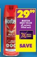 Mortein Insect Killer all variants 300ml Each