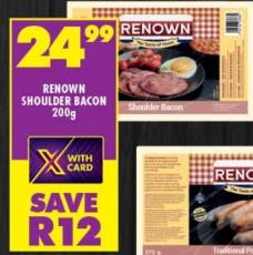 Renown Shoulder Bacon 200g