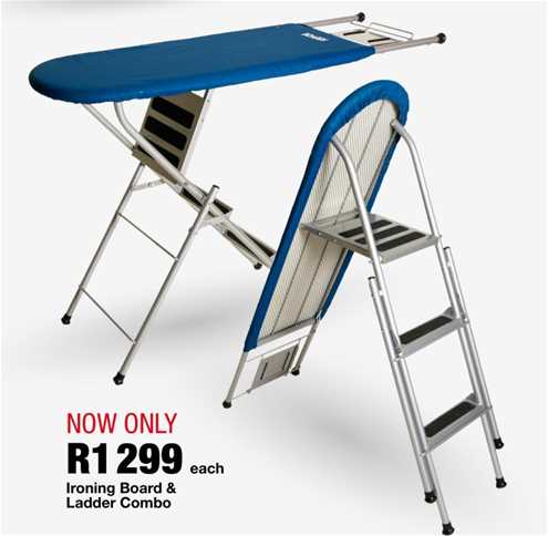 Ironing Board & Ladder Combo