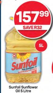 Sunfoil Sunflower Oil 5 Litre