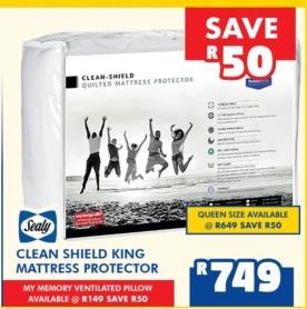 Sealy CLEAN SHIELD KING MATTRESS PROTECTOR