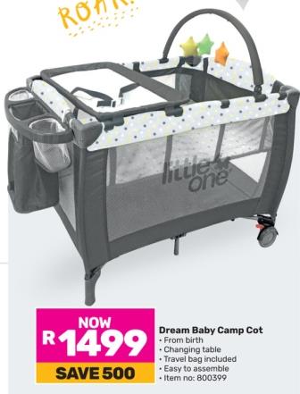 Little One Dream Baby Camp Cot