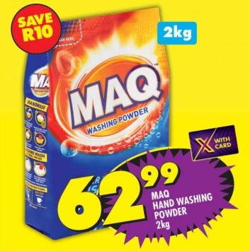 MAQ Hand Washing Powder 2kg 