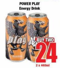 Play Energy Drink 2 x 440 ml