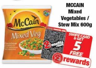 MCCAIN Mixed Vegetables / Stew Mix 600g