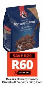 Bakers Romany Creams Biscuits All Variants 500g Each