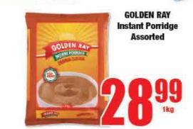 GOLDEN RAY Instant Porridge Assorted 1kg 