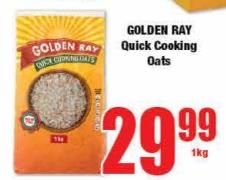 GOLDEN RAY Quick Cooking Oats 1Kg