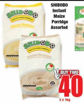 Maize Porridge Assorted 2 x 1kg