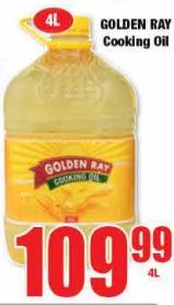 GOLDEN RAY Cooking Oil  4L