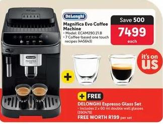 DeLonghi Magnifica Evo Coffee Machine