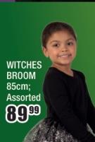 Witches Broom 8cm Assorted