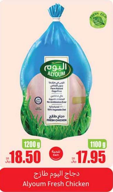 Alyoum Fresh Chicken 1200 Gm