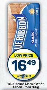 Blue Ribbon Classic White Sliced Bread 700g