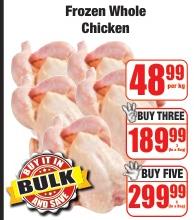 Frozen Whole Chicken