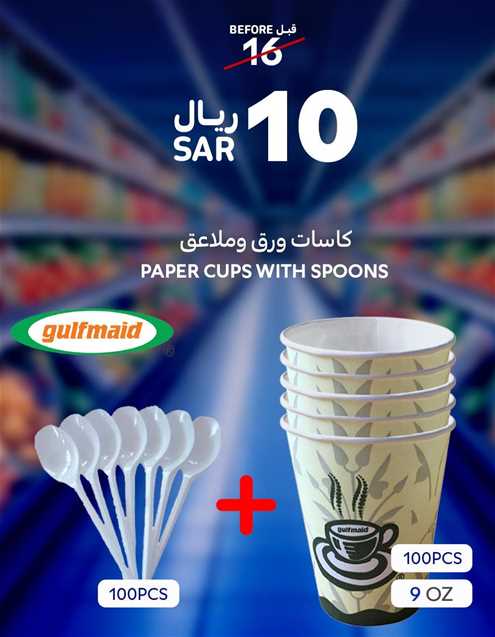 Gulfmaid Disposable Spoons 100PCS