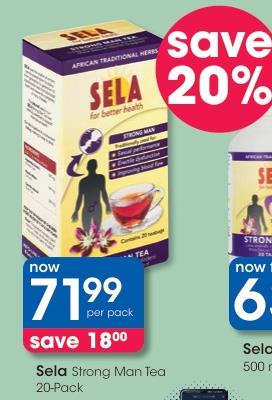 Sela Strong Man Tea 20-Pack