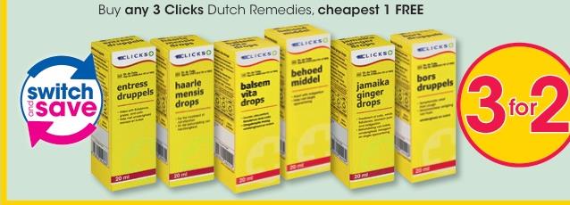 Clicks Dutch Remedies