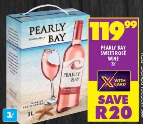 Pearly Bay Sweet Rosé Wine 3L