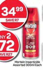 Mortein Insecticide Assorted 300ml Each